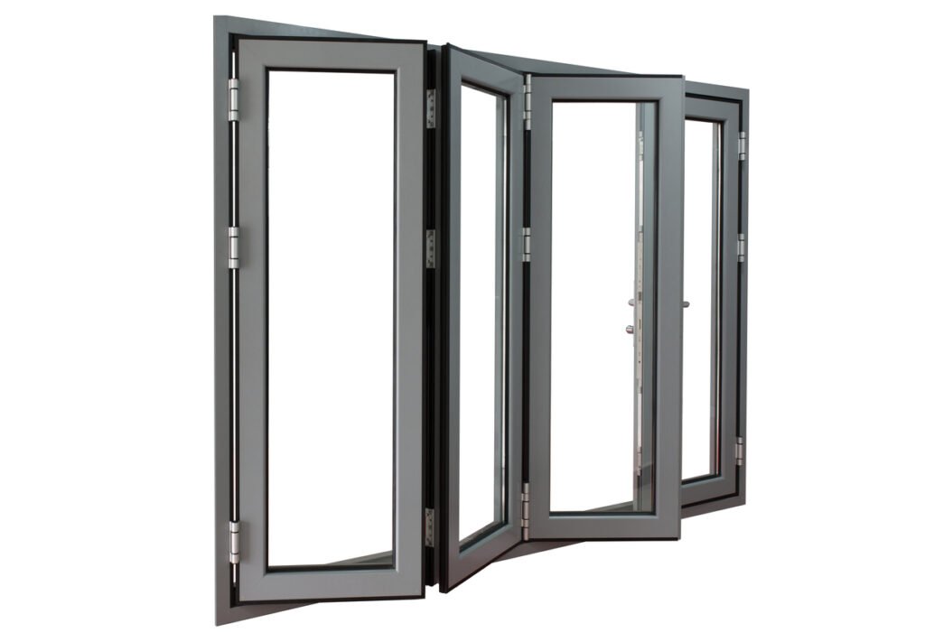 Aluminium bifolding door panels